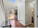 Entryway foyer with hardwood floors, and view to the living spaces at 2669 Glenrose Hl, Atlanta, GA 30341