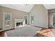 Gathering room features a fireplace and access to a deck at 2669 Glenrose Hl, Atlanta, GA 30341