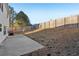 Private backyard with fenced yard and patio at 6897 Estepona St, Atlanta, GA 30349