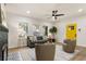 Living room with fireplace, seating area, and hardwood floors at 994 Byron Sw Dr, Atlanta, GA 30310