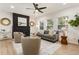 Modern living room with fireplace and seating area at 994 Byron Sw Dr, Atlanta, GA 30310