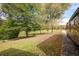 Large yard with RV and trees at 105 Tranquillity Dr, Villa Rica, GA 30180