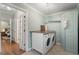 Convenient laundry area with washer, dryer and storage at 1752 Ridgeway Nw Ave, Atlanta, GA 30318