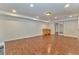 Finished basement area with hardwood floors at 6037 Addington Nw Dr, Acworth, GA 30101