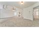 Spacious main bedroom with high ceilings and plush carpeting at 6037 Addington Nw Dr, Acworth, GA 30101