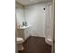 Basement bathroom with a shower and vanity at 103 Live Oak Ct, Dallas, GA 30157