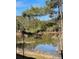Scenic pond view with lush green trees at 1334 Rogers Landing Rd, Lithonia, GA 30058