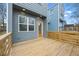 Wooden deck adjacent to the back of the house at 550 Paines Nw Ave, Atlanta, GA 30318