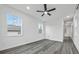 Spacious living room with gray flooring and ceiling fan at 550 Paines Nw Ave, Atlanta, GA 30318