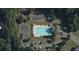 Community lap pool and surrounding area at 532 Oakside Pl, Acworth, GA 30102