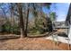 Wooded backyard with patio and deck at 2277 Cloverdale Se Dr, Atlanta, GA 30316