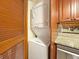 Stackable washer and dryer in convenient laundry closet at 2479 Peachtree Ne Rd # 802, Atlanta, GA 30305