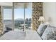 Bedroom with city view and private balcony at 2795 Peachtree Ne Rd # 1206, Atlanta, GA 30305