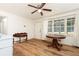 Living room with wood floors and a round table at 1167 Mcclung Rd, Hiram, GA 30141