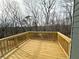 New back deck overlooking treed backyard at 5547 Bent Grass Way, Douglasville, GA 30135