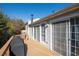 Back deck with sliding glass doors and grill at 366 Oak Harbor Trl, Marietta, GA 30066