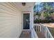 Front door entryway with a welcome mat at 366 Oak Harbor Trl, Marietta, GA 30066