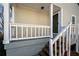 Wooden stairs and porch leading to front door at 366 Oak Harbor Trl, Marietta, GA 30066