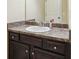 Small bathroom with single vanity and sink at 5105 Deepwater Cv, Acworth, GA 30101