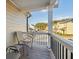 Private deck overlooking a quiet residential neighborhood at 5105 Deepwater Cv, Acworth, GA 30101