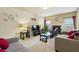 Spacious living room with fireplace and ample seating at 5105 Deepwater Cv, Acworth, GA 30101