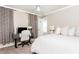 Bedroom with built-in workspace and en-suite bathroom at 12 Independence Nw Pl # 12, Atlanta, GA 30318