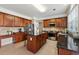 Modern kitchen with stainless steel appliances and an island at 3648 Ramsey Close Sw, Atlanta, GA 30331