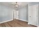 Bright bedroom with hardwood floors and a closet at 942 Lawton Sw St, Atlanta, GA 30310