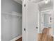 Walk-in closet with wire shelving and neutral walls at 942 Lawton Sw St, Atlanta, GA 30310