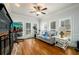 Cozy Gathering room featuring hardwood floors and a fireplace at 2057 Chambord Way, Snellville, GA 30078