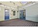 Deck with French doors and string lights at 2590 Knox Ne St, Atlanta, GA 30317