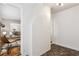 Bright entryway with white brick fireplace and view of living room at 2590 Knox Ne St, Atlanta, GA 30317