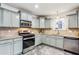 Modern kitchen with stainless steel appliances and granite countertops at 2590 Knox Ne St, Atlanta, GA 30317