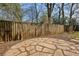 Stone patio with circular design at 2590 Knox Ne St, Atlanta, GA 30317