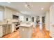 Modern kitchen with granite countertops and stainless steel appliances at 9385 N Lake Dr, Roswell, GA 30076