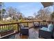 Spacious deck overlooking the backyard and neighborhood at 1418 Defoors Nw Dr, Atlanta, GA 30318