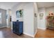 Spacious hallway with hardwood floors and decorative elements at 393 Summerhour St, Marietta, GA 30060