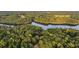 Aerial view of property showcasing expansive land and lake access at 992 Pj East Rd, Covington, GA 30014