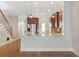 Modern kitchen with stainless appliances, granite counters, and a convenient breakfast bar area at 340 Town Center Ave # 215, Suwanee, GA 30024