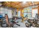 Basement gym with various workout equipment at 405 Marvin Ct, Mcdonough, GA 30252