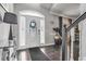 Bright entryway with hardwood floors and an arched door at 405 Marvin Ct, Mcdonough, GA 30252