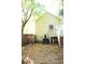 Large backyard with a shed and wooden deck at 575 Rockwell Sw St, Atlanta, GA 30310