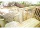 Wooden deck overlooking a fenced backyard at 575 Rockwell Sw St, Atlanta, GA 30310