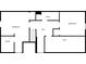 Basement floor plan with bedrooms and a bathroom at 4320 Chapel Hill Farms Dr, Douglasville, GA 30135