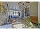 Relaxing screened porch with seating and ceiling fan at 4320 Chapel Hill Farms Dr, Douglasville, GA 30135