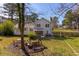 Back of house, screened porch and yard at 553 Wellington Way, Jonesboro, GA 30238