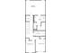 Layout of second floor featuring Primary suite, two additional bedrooms, laundry, and two bathrooms at 2812 Lillian Ln, Douglasville, GA 30135