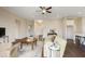 Spacious living room featuring hardwood floors, neutral paint, recessed lighting, and lots of natural light at 366 Greycoat Sw Blf, Marietta, GA 30064