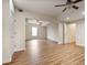 Open living room with hardwood floors, and an open floor plan at 366 Greycoat Sw Blf, Marietta, GA 30064