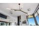 Modern lighting fixture in a luxury home with contemporary design, and city views at 1065 Peachtree Ne St # 3102, Atlanta, GA 30309
